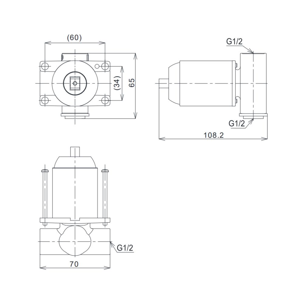 Van gật gù điều chỉnh nóng lạnh TOTO TBS06303A
