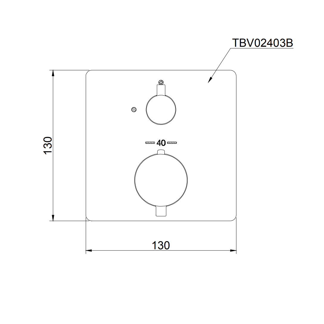 Van điều chỉnh nhiệt độ TOTO TBV02403B