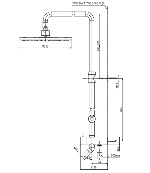 Bộ sen cây nóng lạnh TOTO TBW07006A TBG01302VA TBW01035V