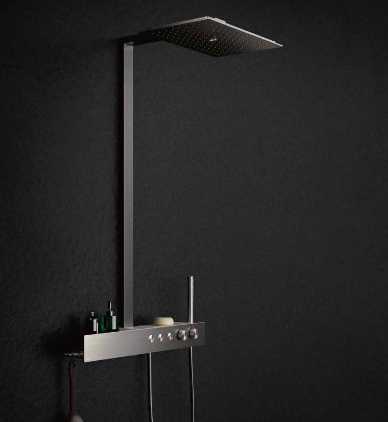 Bộ sen cây nhiệt độ TOTO TBW08407A dòng Z series kệ để đồ màu trắng