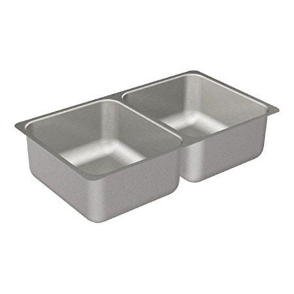 Chậu rửa chén 2 hố bán âm Sand Finish MOEN 22257 - 2