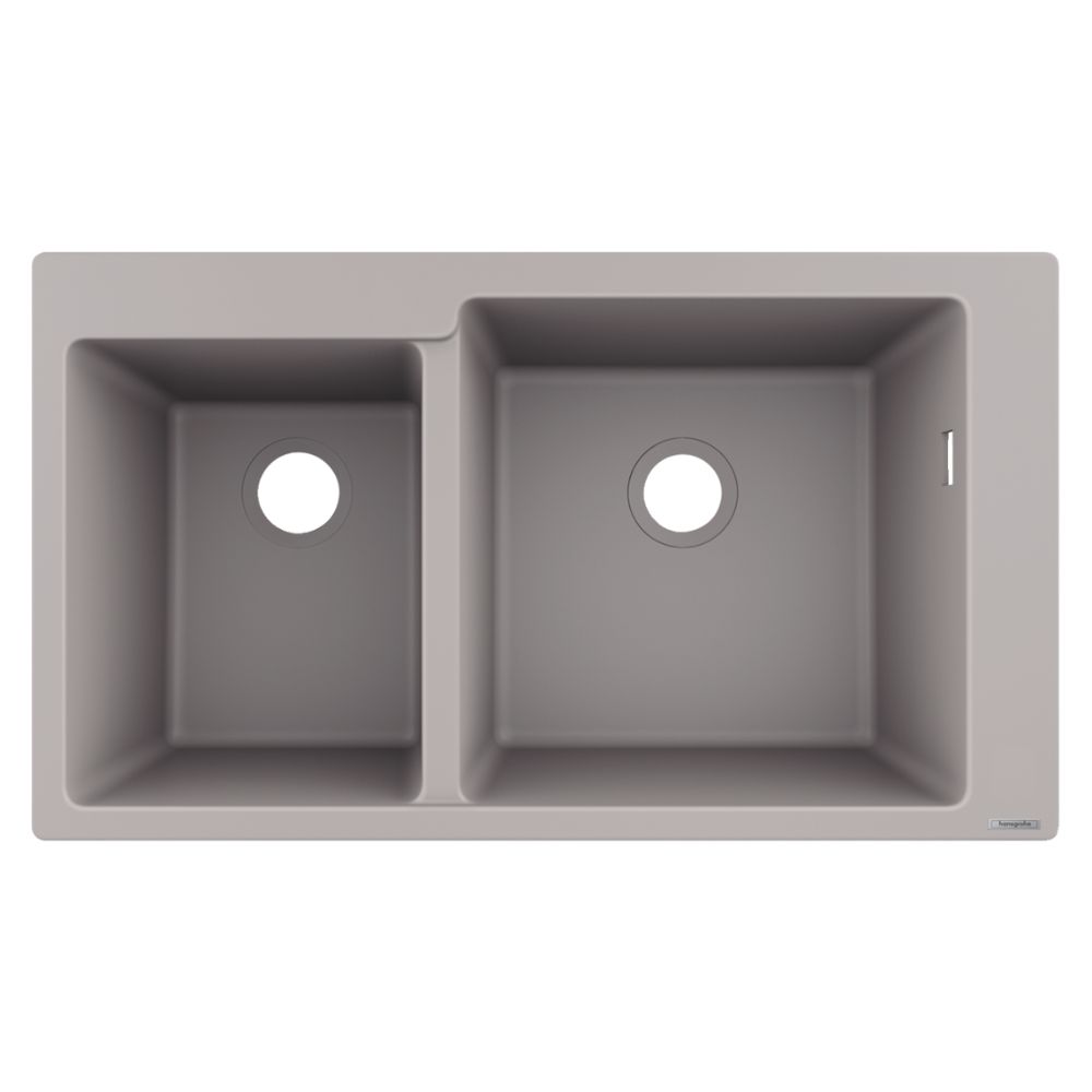 Chậu rửa chén Hansgrohe 43317380 2 hố đá S51 - 3