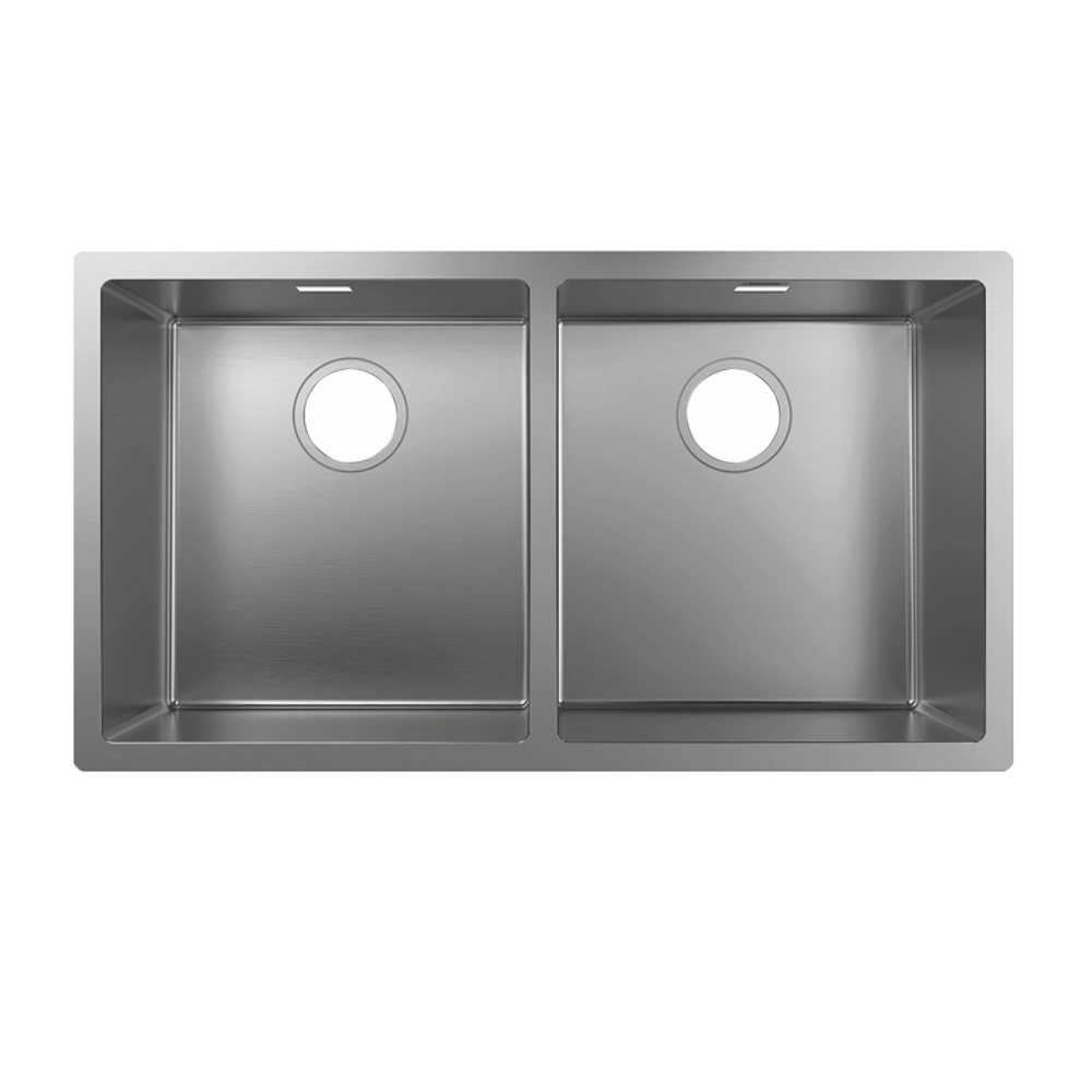 Chậu rửa chén Hansgrohe 43430809 2 hố thép không gỉ S71 - 3