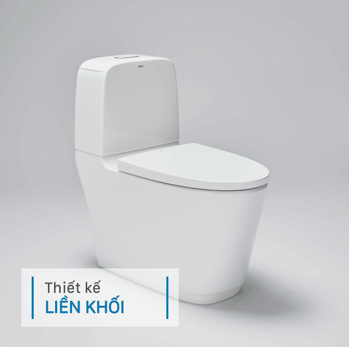Bồn cầu 2 khối INAX AC-832VN (AC832VN) nắp đóng êm