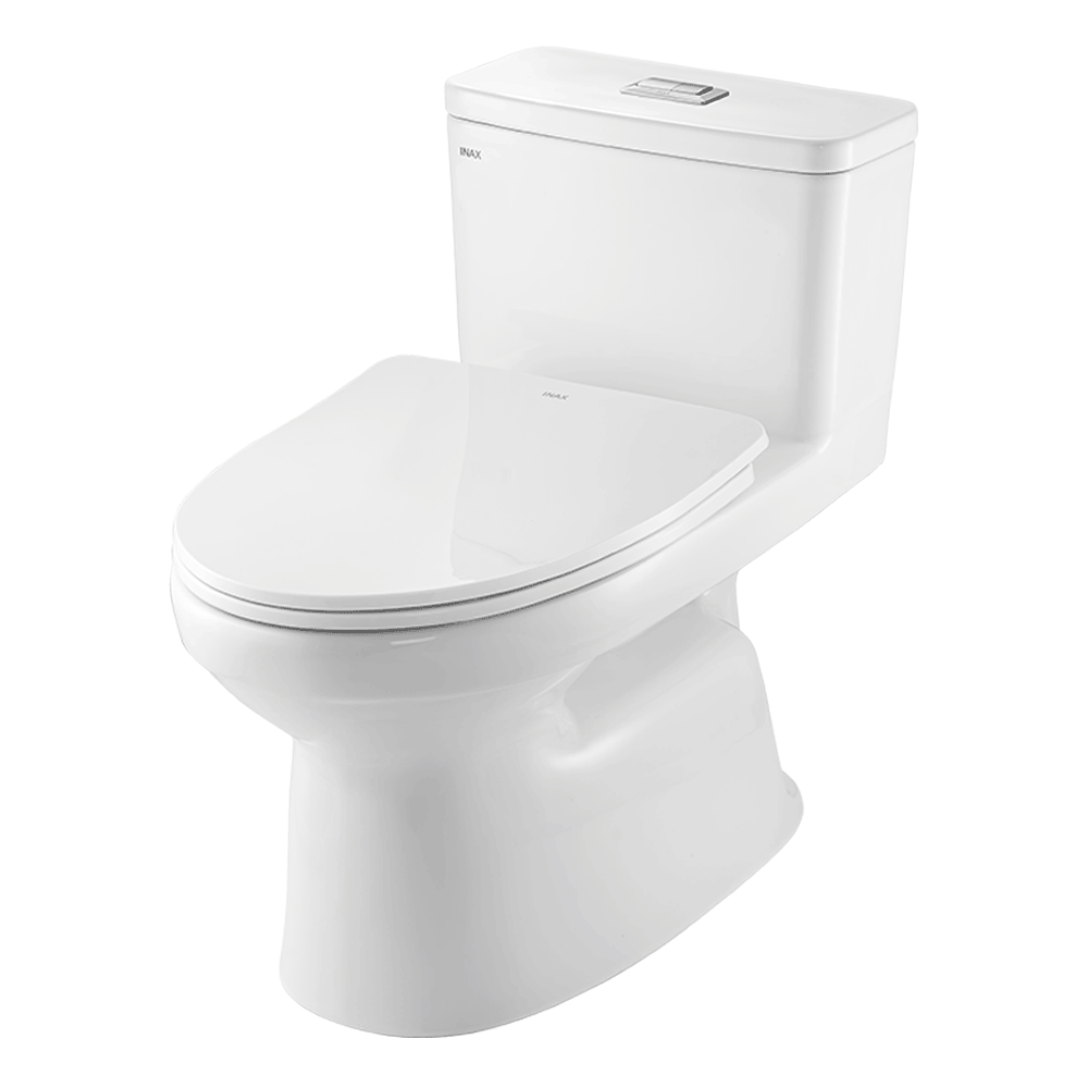 Bồn cầu INAX 1 khối AC-969VN-2 (AC969VN2) nắp mỏng đóng êm
