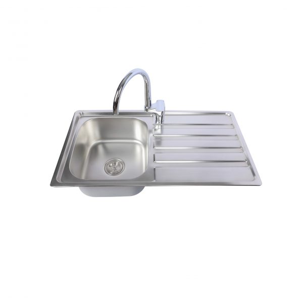 Chậu rửa chén 1 hố 1 cánh ATMOR AT-122C (AT122C) - 3