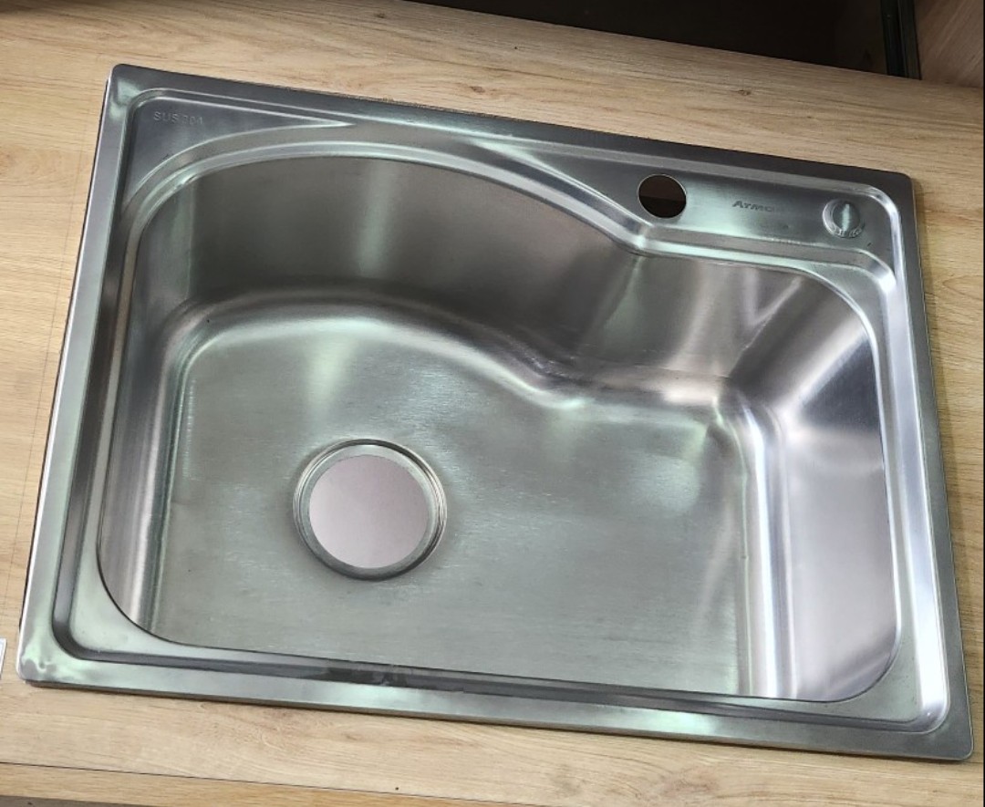 Chậu rửa chén 1 hố 58x43cm ATMOR AT-1G02 (AT1G02) - 5