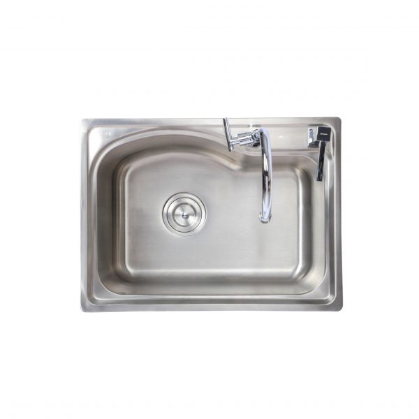 Chậu rửa chén 1 hố 58x43cm ATMOR AT-1G02 (AT1G02) - 2