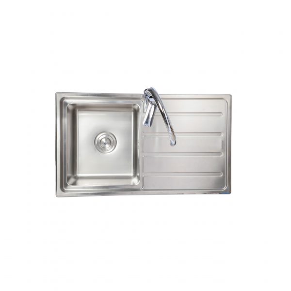 Chậu rửa chén 1 hố 1 cánh 86x50cm ATMOR AT-381C (AT381C) - 2
