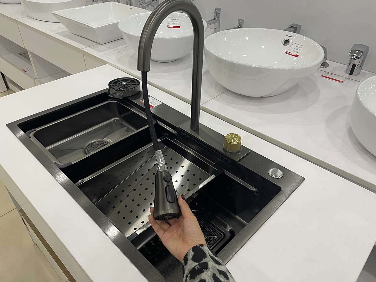 Chậu rửa chén đa năng 1 hộc ATMOR AT8046 - 8