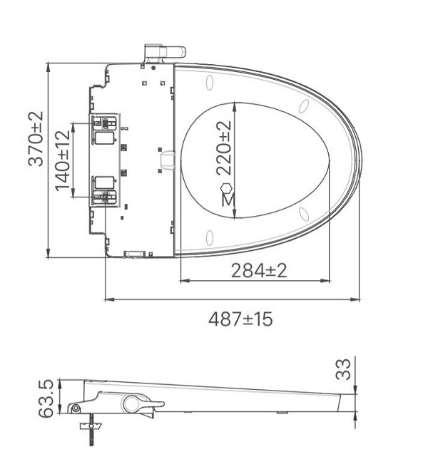 Nắp rửa cơ INAX CW-S32VN (CWS32VN)(-1)