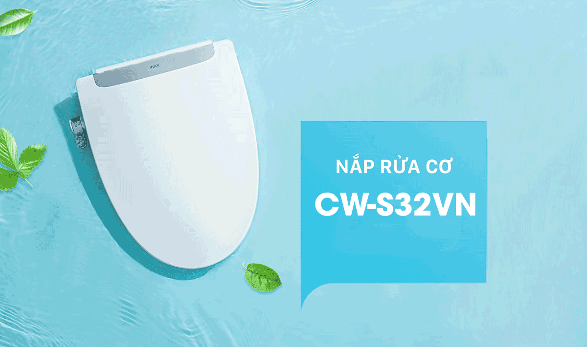 Nắp rửa cơ INAX CW-S32VN (CWS32VN)(-1)