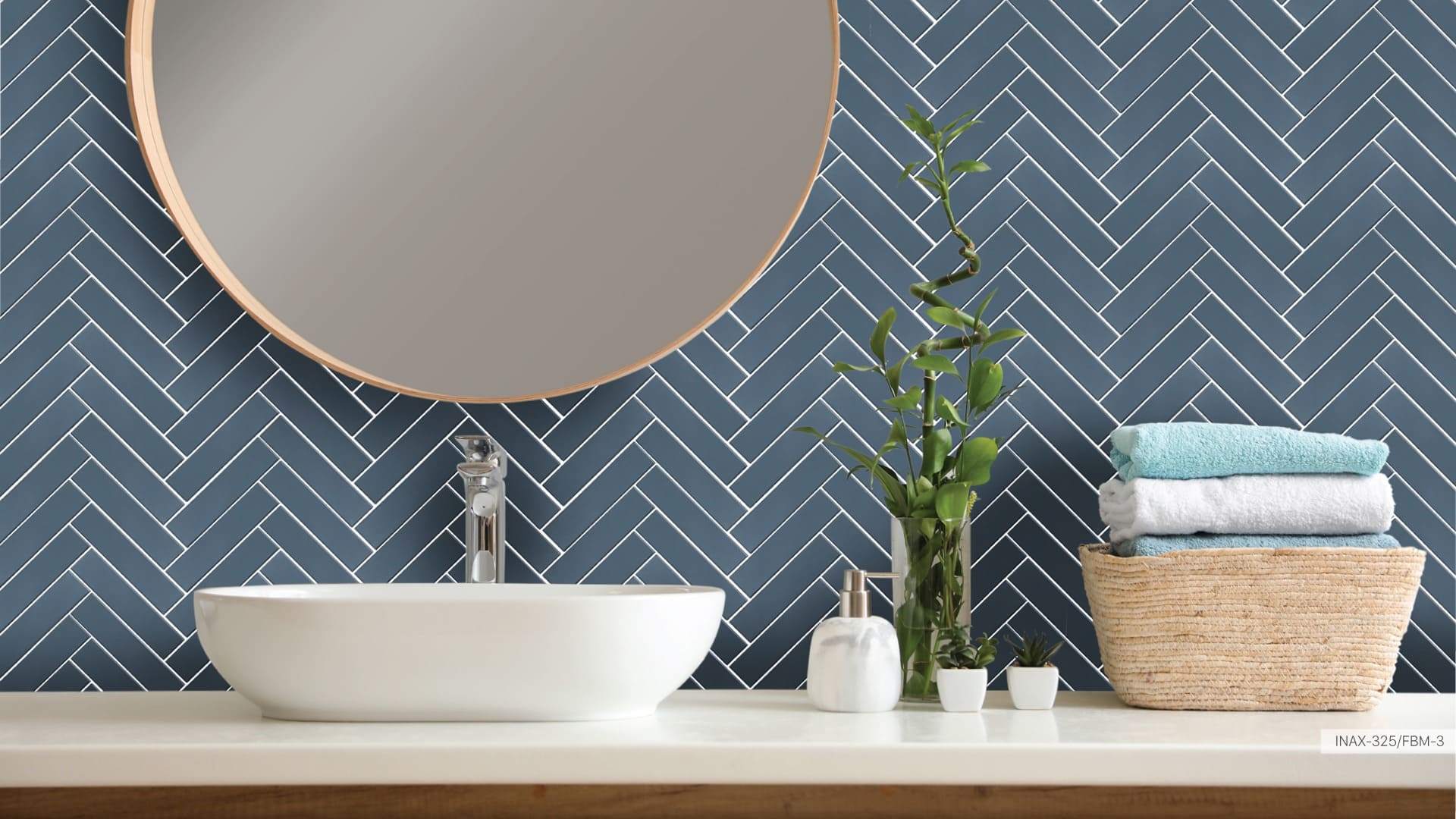 Gạch ốp tường FISHBONE MOSAIC INAX-325/FBM - 5
