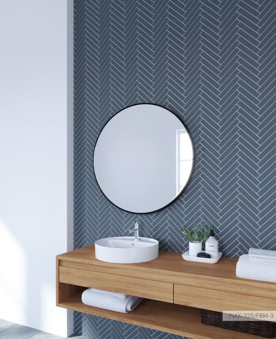 Gạch ốp tường FISHBONE MOSAIC INAX-325/FBM - 4