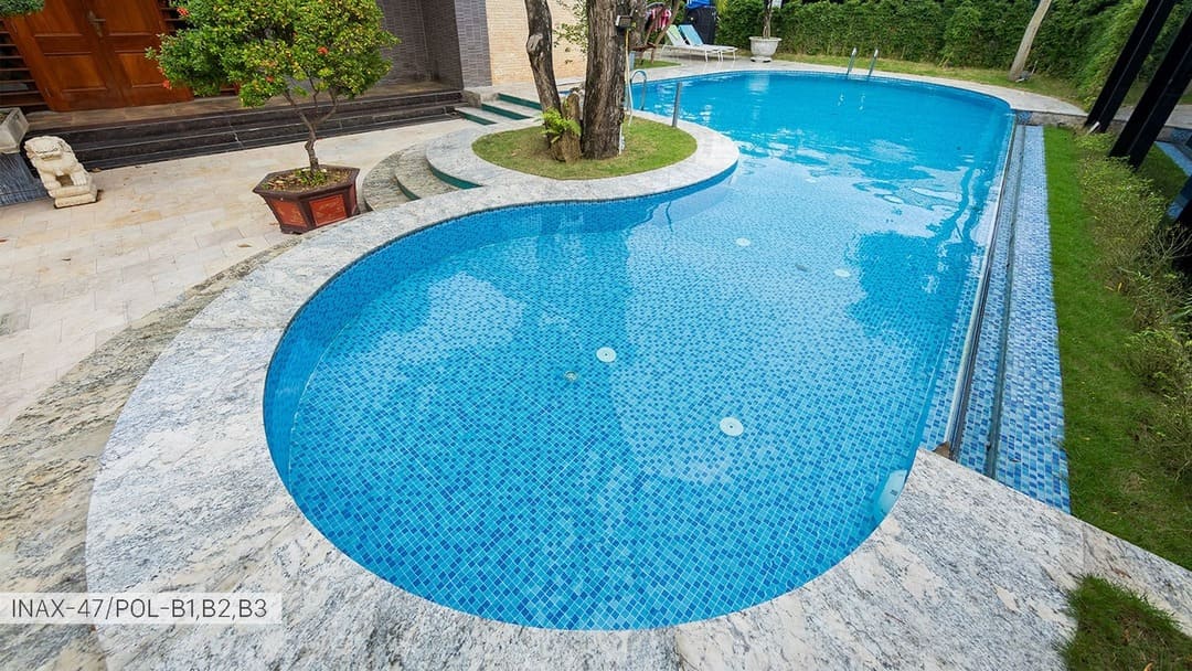 Gạch hồ bơi INAX 47 x 47 47/POL-B1,2,3: G1,2,3 - 8