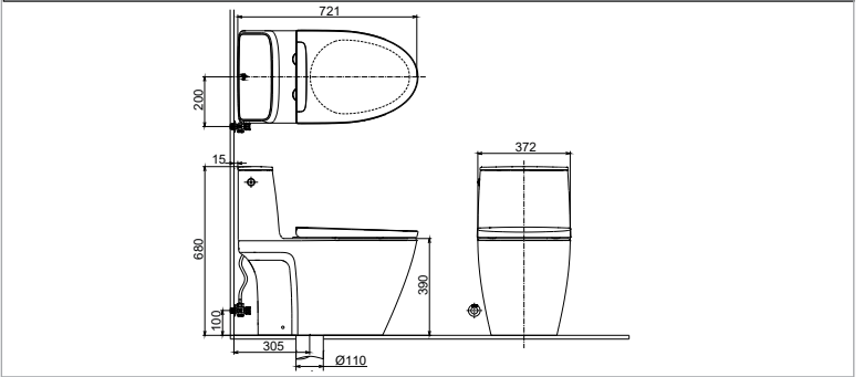 Bồn cầu 1 khối xả cảm ứng INAX ACT-902VN (ACT902VN) nắp đóng êm