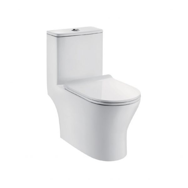 Bồn cầu 1 khối MOEN SW0142C nắp êm