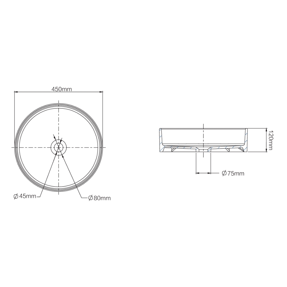 Lavabo đặt bàn MOEN SW55720 - 2