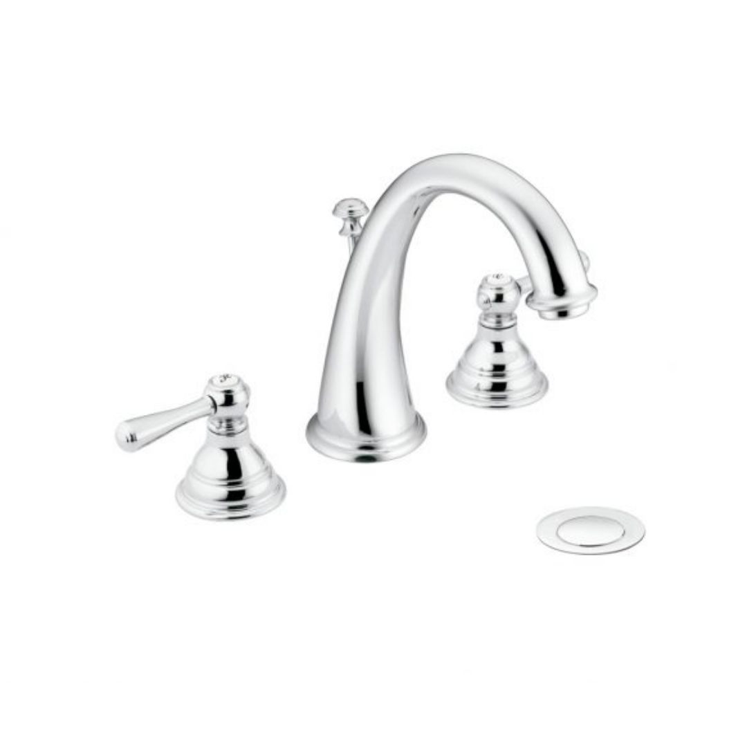Bộ vòi lavabo nóng lạnh 3 lỗ MOEN Kingsley T6125