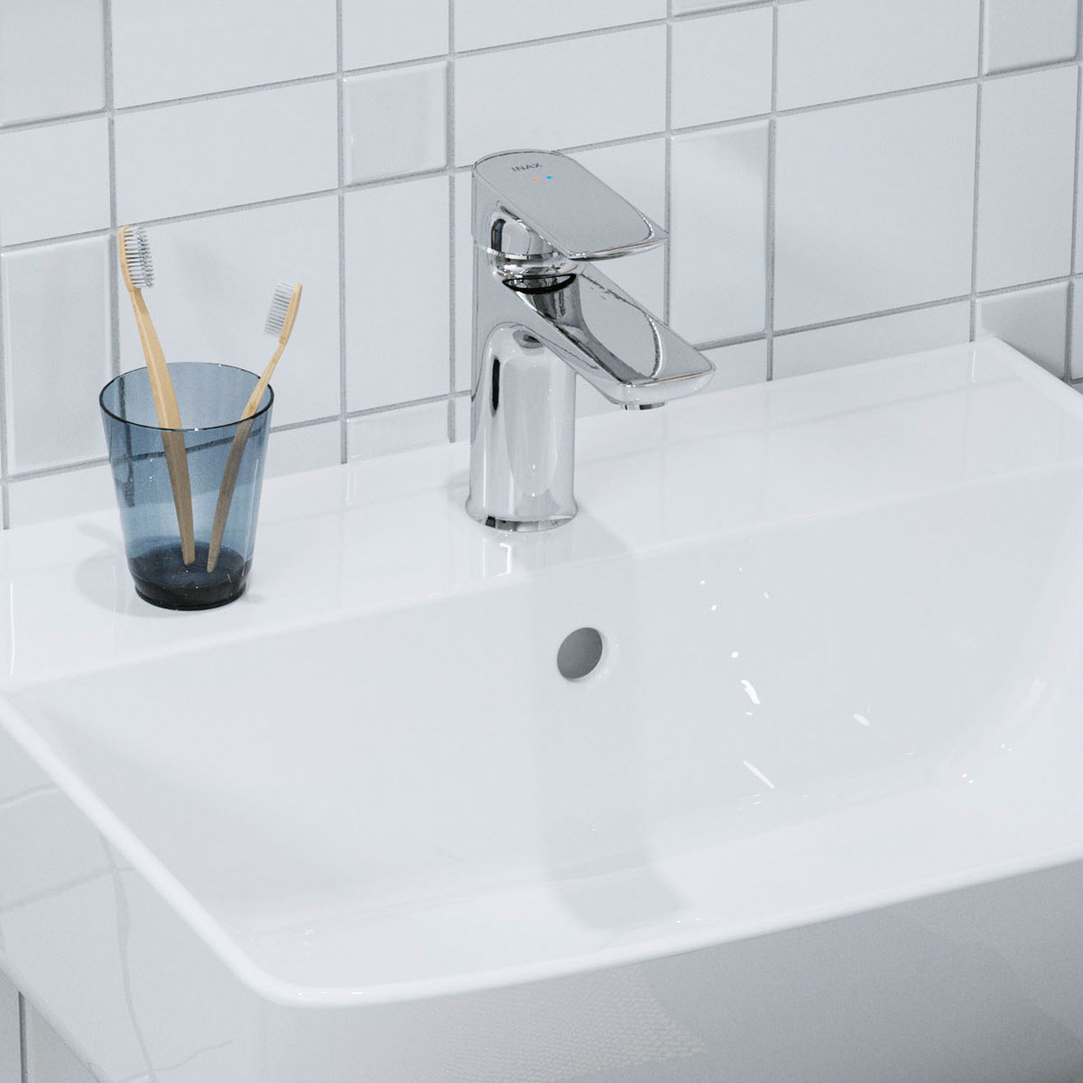 Vòi chậu lavabo nóng lạnh INAX LFV-612S (LFV612S)