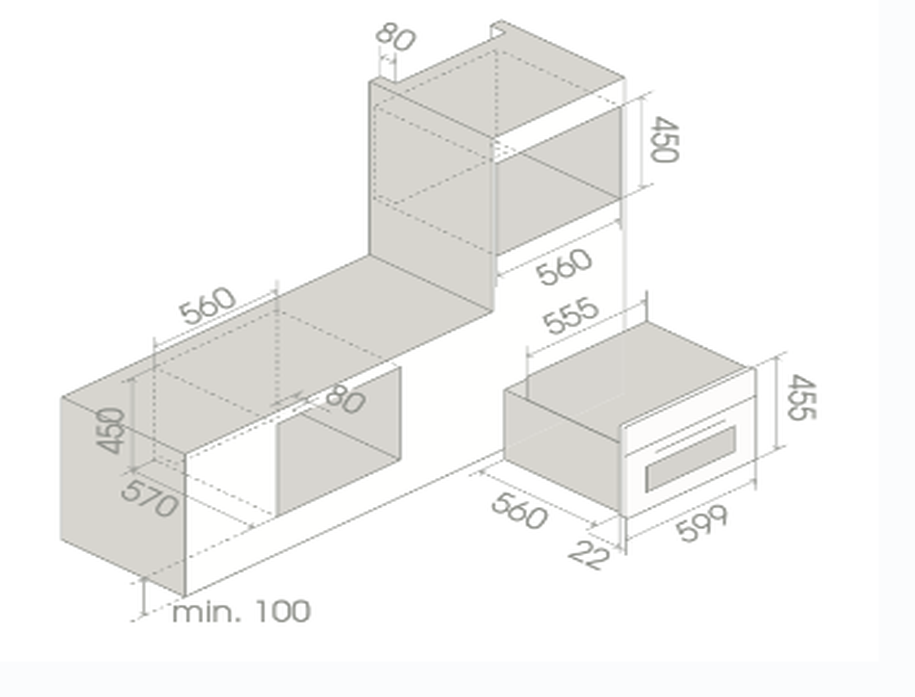 Lò nướng ELICA VIRTUS COMBI 645 TFT - 6