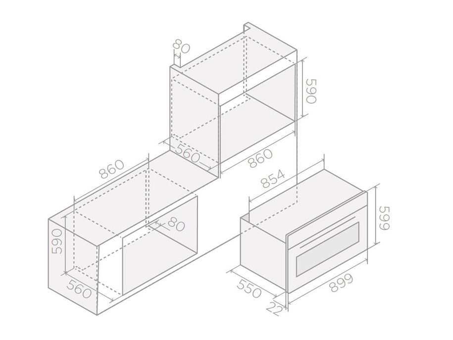 Lò nướng ELICA VIRTUS MULTI 90 TFT - 10