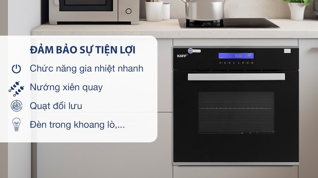 Lò nướng dung tích 67L KAFF KF-T90S - 9