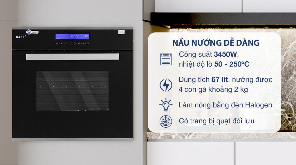 Lò nướng dung tích 67L KAFF KF-T90S - 11