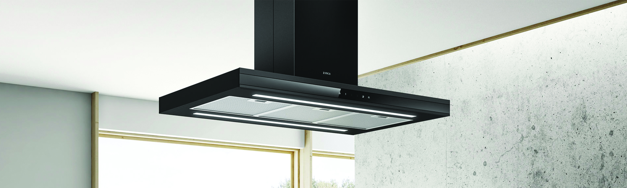 Máy hút mùi đảo ELICA Adéle ADÉLE IS BL MAT/A/90 X60 - 5