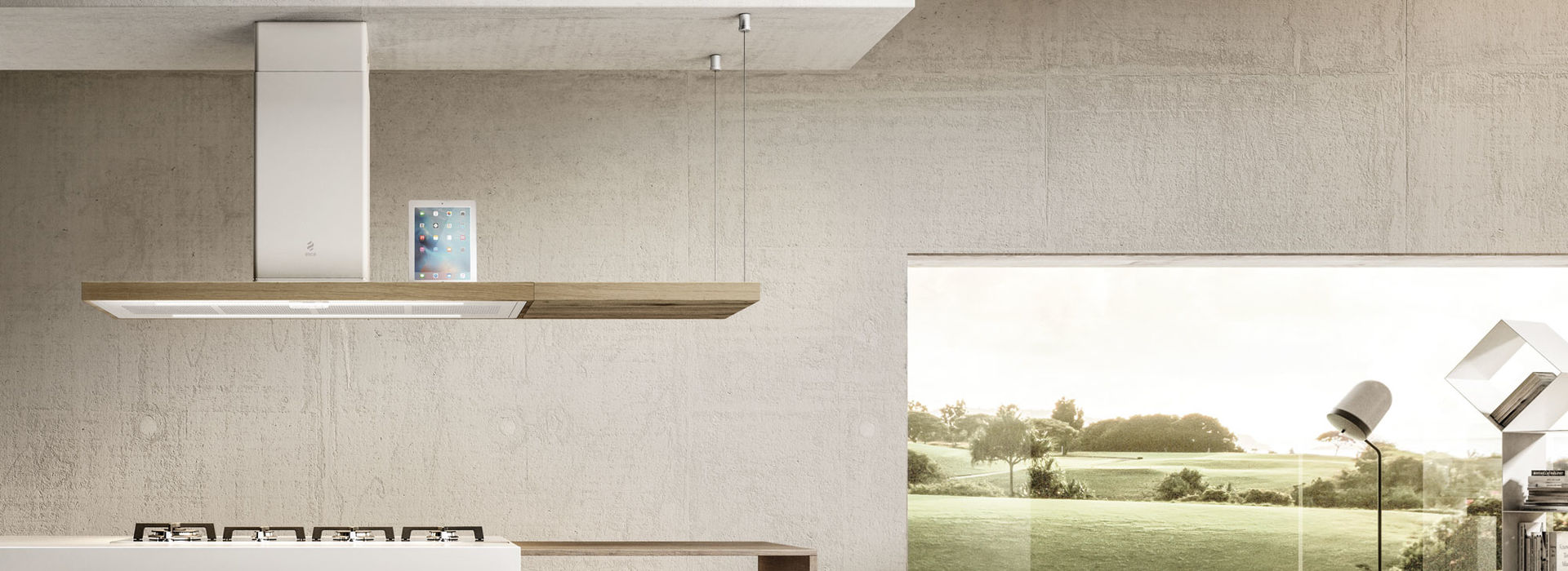 Máy hút mùi đảo ELICA BIO ISLAND WH/A/120X53 ROVERE - 8