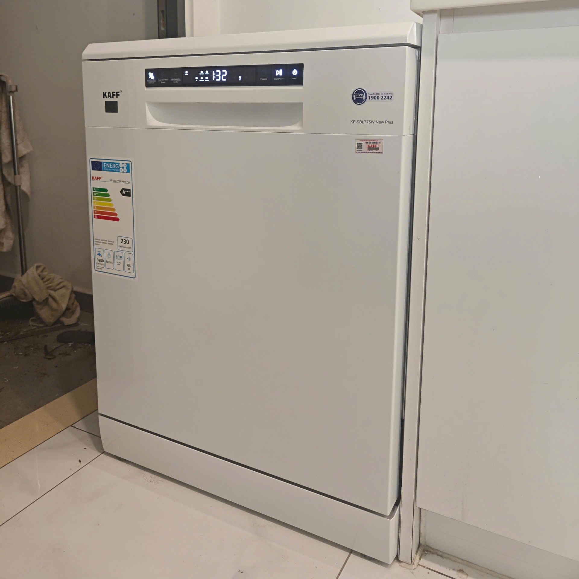 Máy rửa chén độc lập KAFF KF-SBL775WNewPlus - 2