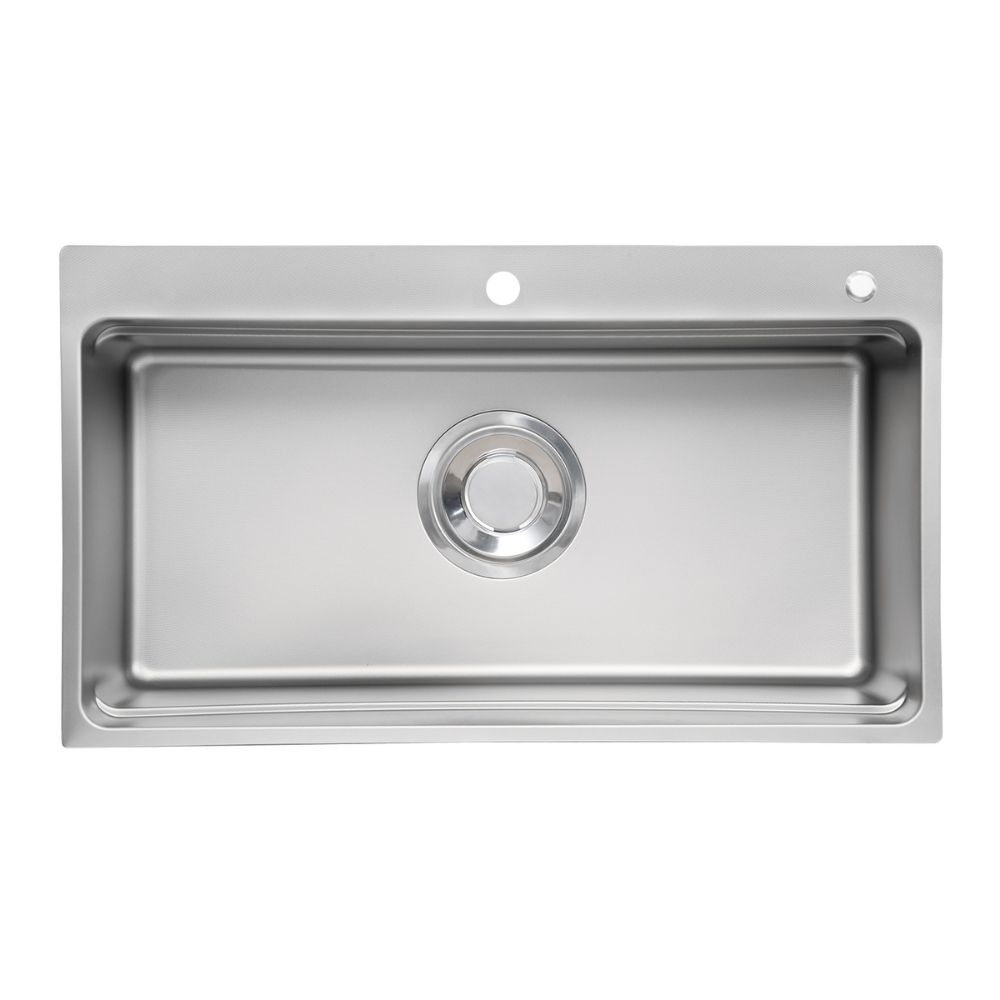 Chậu rửa chén Posco 304 Linen dập nổi Kluger KF8850FS Basic - 10