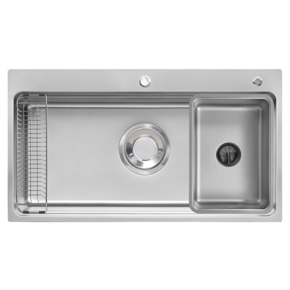 Chậu rửa chén Posco 304 Linen dập nổi Kluger KF8850FS Plus - 13