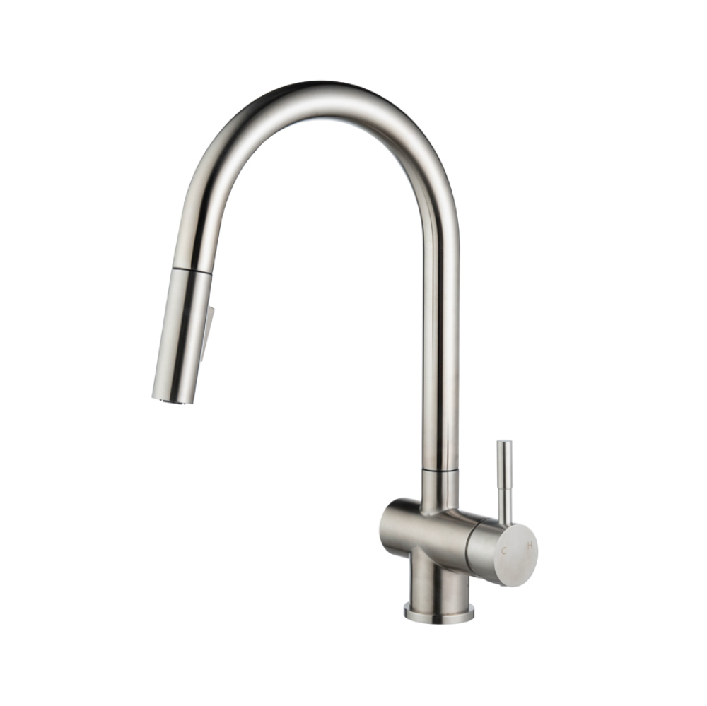 Vòi chậu bếp nóng lạnh dây rút RENE KLUGER KLF0008S (KLF0008B) - 11