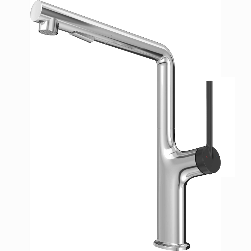 Vòi chậu bếp nóng lạnh dây rút AMBER KLUGER KLF0001C / KLF0001B / KLF0001S - 24