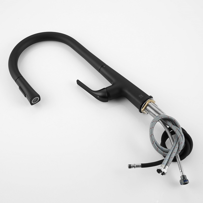 Vòi chậu bếp nóng lạnh dây rút HARMONY KLUGER KLF0002C (KLF0002B) - 12