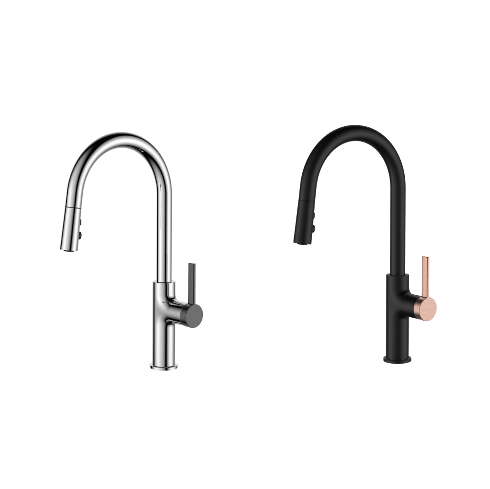 Vòi chậu bếp nóng lạnh dây rút PLUTO KLUGER KLF0005C (KLF0005B) - 20