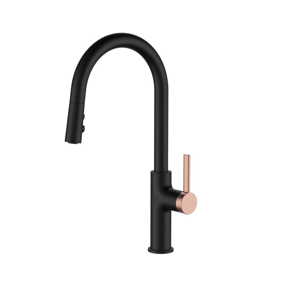 Vòi chậu bếp nóng lạnh dây rút PLUTO KLUGER KLF0005C (KLF0005B) - 17