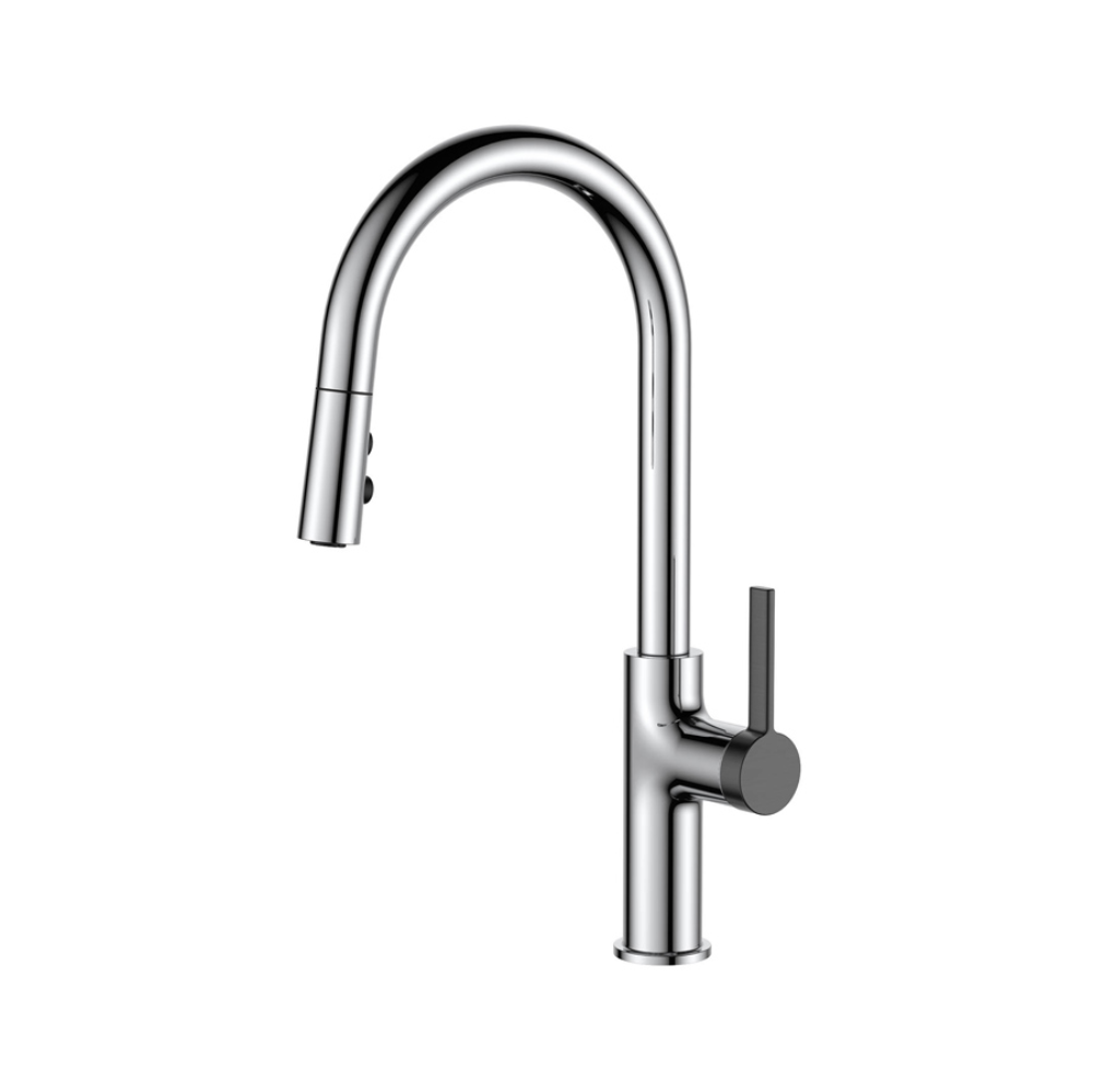 Vòi chậu bếp nóng lạnh dây rút PLUTO KLUGER KLF0005C (KLF0005B) - 18