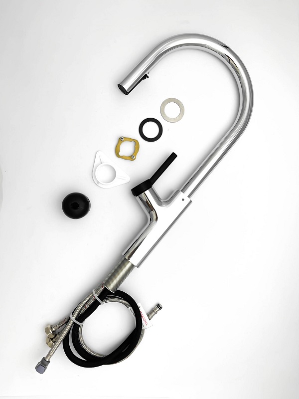 Vòi chậu bếp nóng lạnh dây rút LUNAR KLUGER KLF0006C - 10