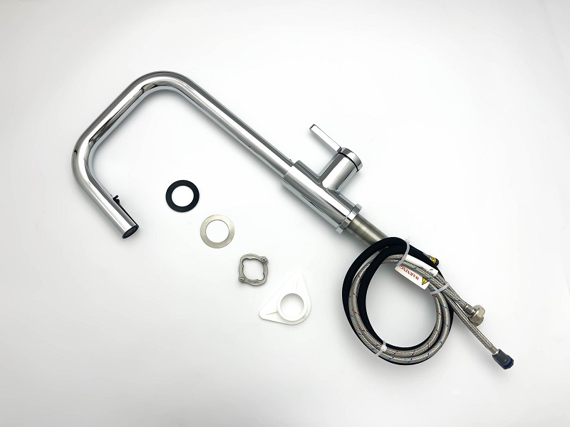 Vòi chậu bếp nóng lạnh dây rút LEO KLUGER KLF0015C - 7