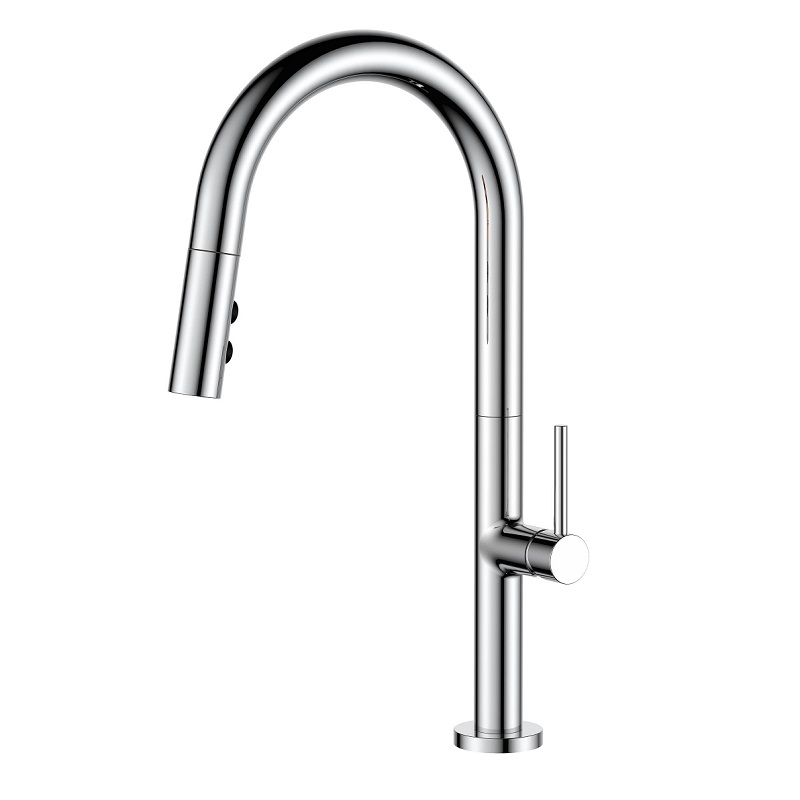 Vòi chậu bếp nóng lạnh dây rút JADE KLUGER KLF0010B (KLF0010C) - 16
