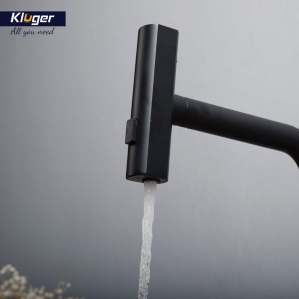 Vòi bếp nóng lạnh dây rút RAIN KLUGER KLF0018B / KLF0018S - 16