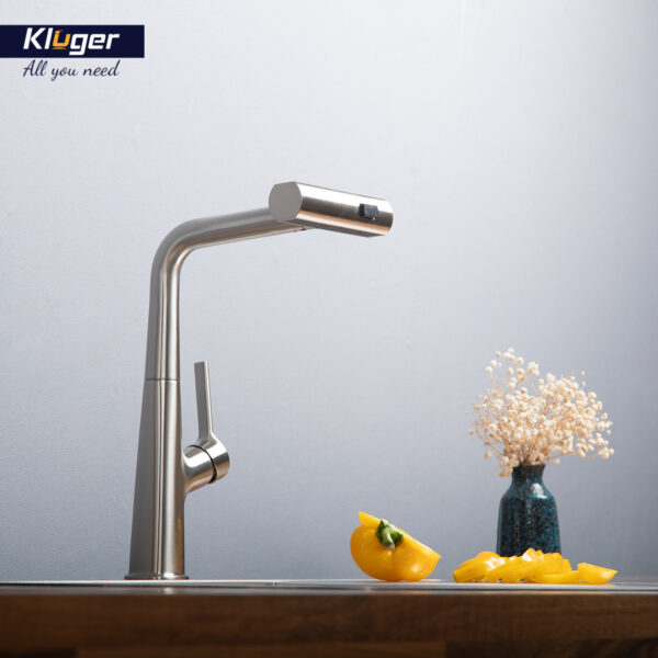 Vòi bếp nóng lạnh dây rút RAIN KLUGER KLF0018B / KLF0018S - 23