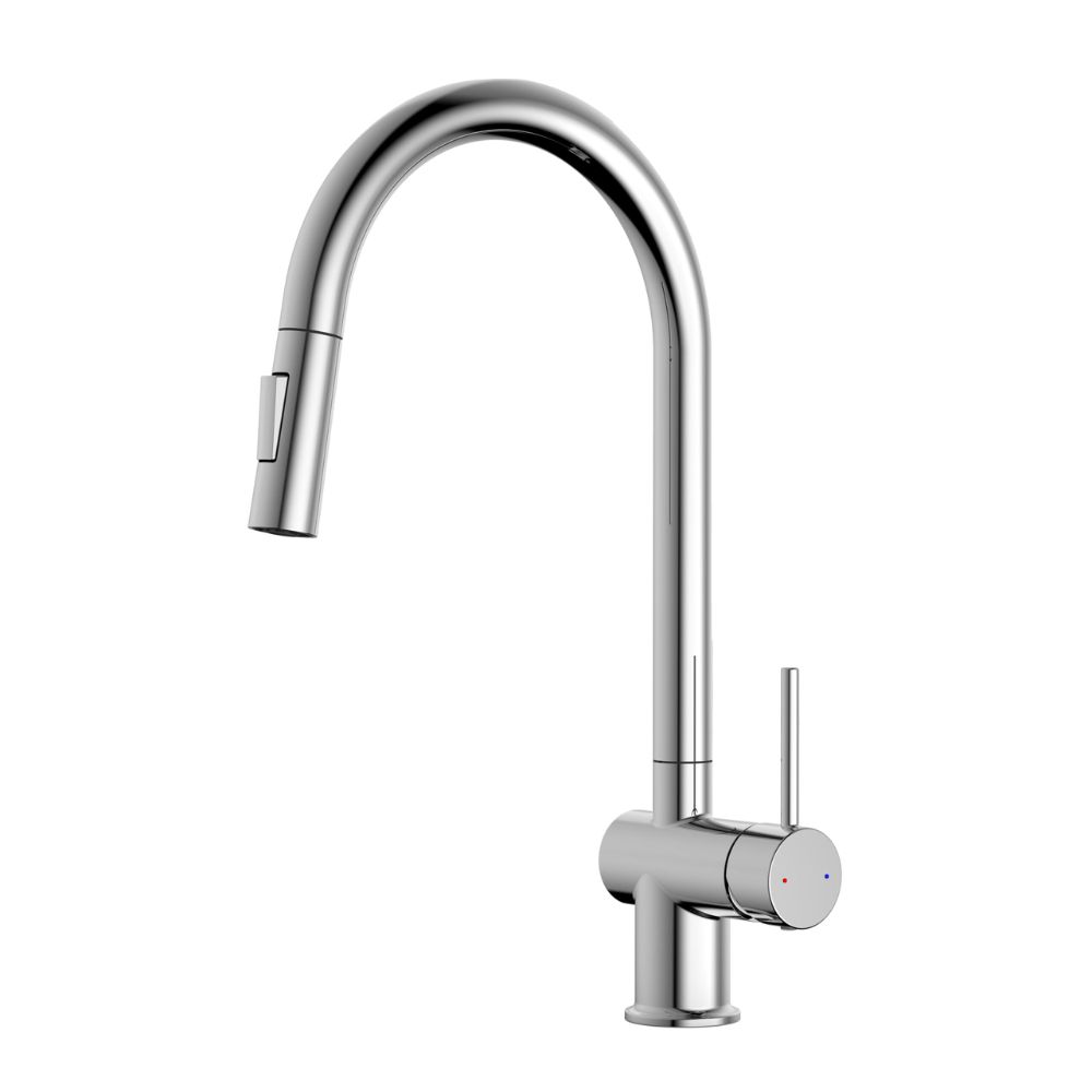 Vòi chậu bếp nóng lạnh dây rút RENE KLUGER KLF0008SS / KLF0008SC / KLF0008SB - 3