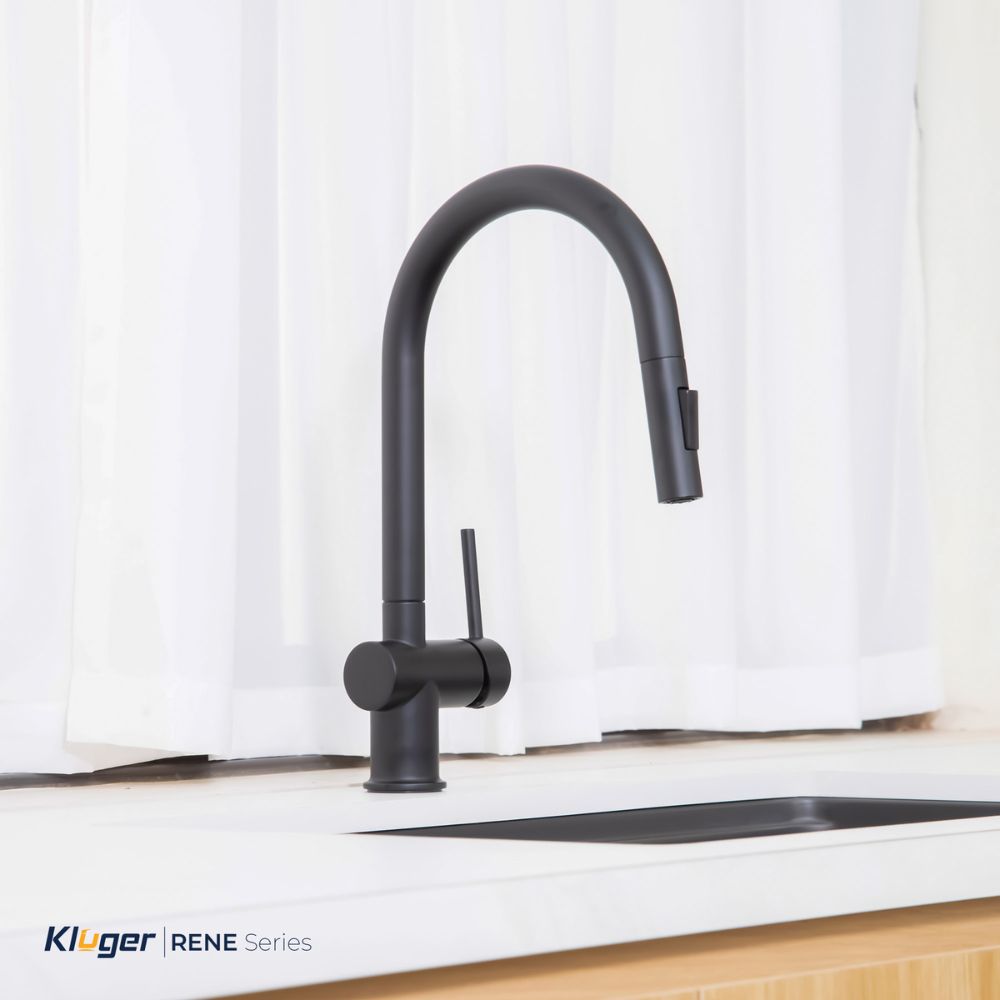 Vòi chậu bếp nóng lạnh dây rút RENE KLUGER KLF0008SS / KLF0008SC / KLF0008SB - 23