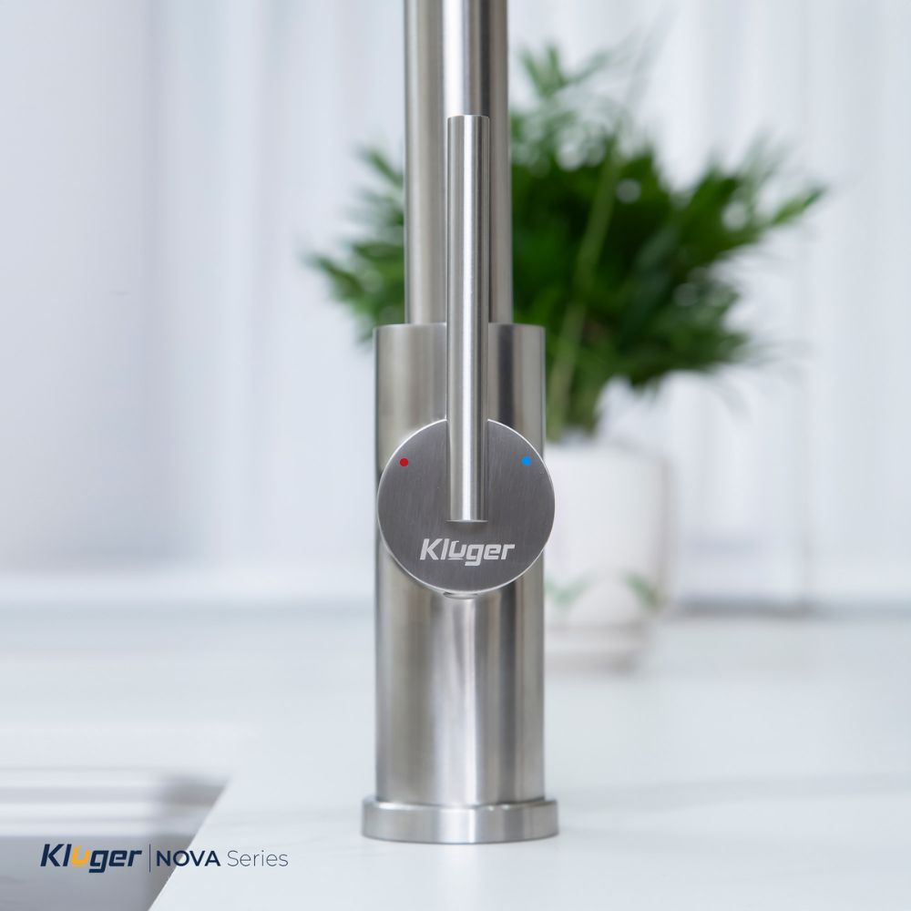 Vòi chậu bếp nóng lạnh dây rút NOVA KLUGER KLF0030S - 10