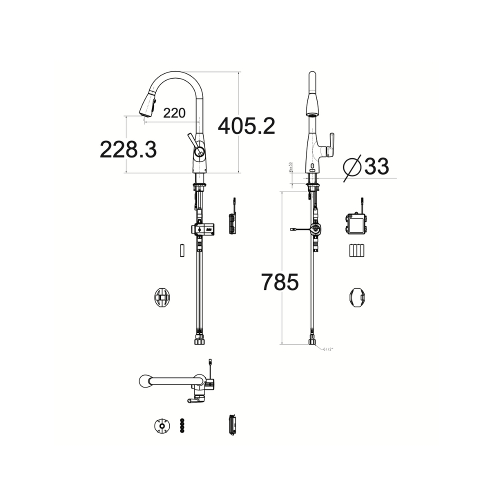 Vòi bếp cảm ứng American Standard 1009070000 - 2