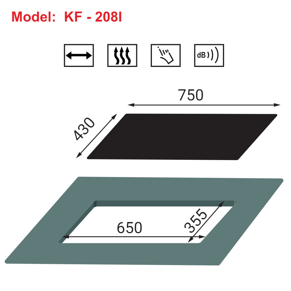 Bếp gas đôi KAFF KF-208I - 2