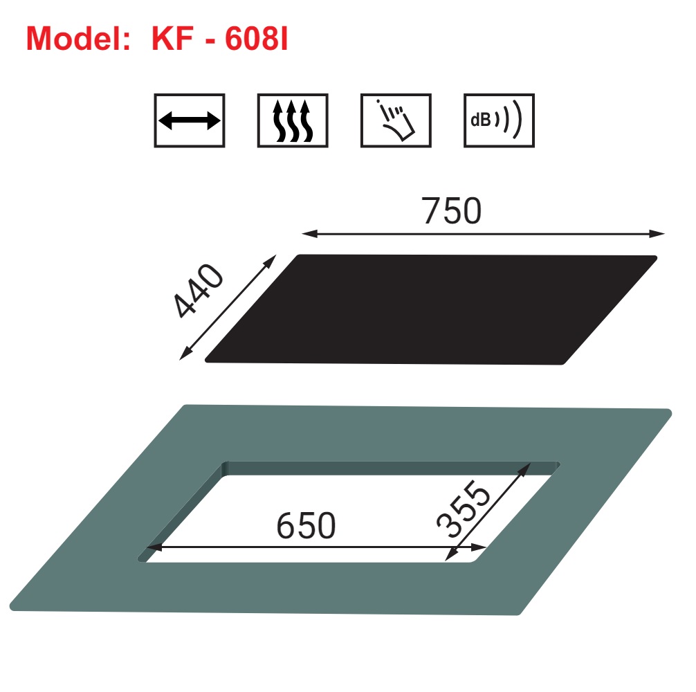 Bếp gas đôi KAFF KF-608I - 2
